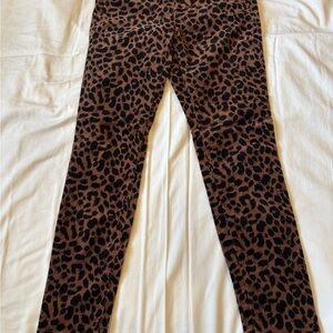 LOFT Leopard Print Skinny Pants